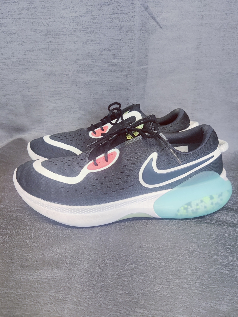 Nike Joyride Dual Run Black Hot Punch Glacier Ice Running Shoes Men's 11